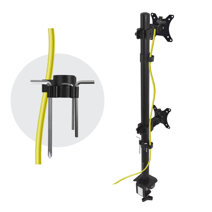 Suport pentru monitor Maclean, VESA maxim 100x100, 13-27", 9 kg, MC-966