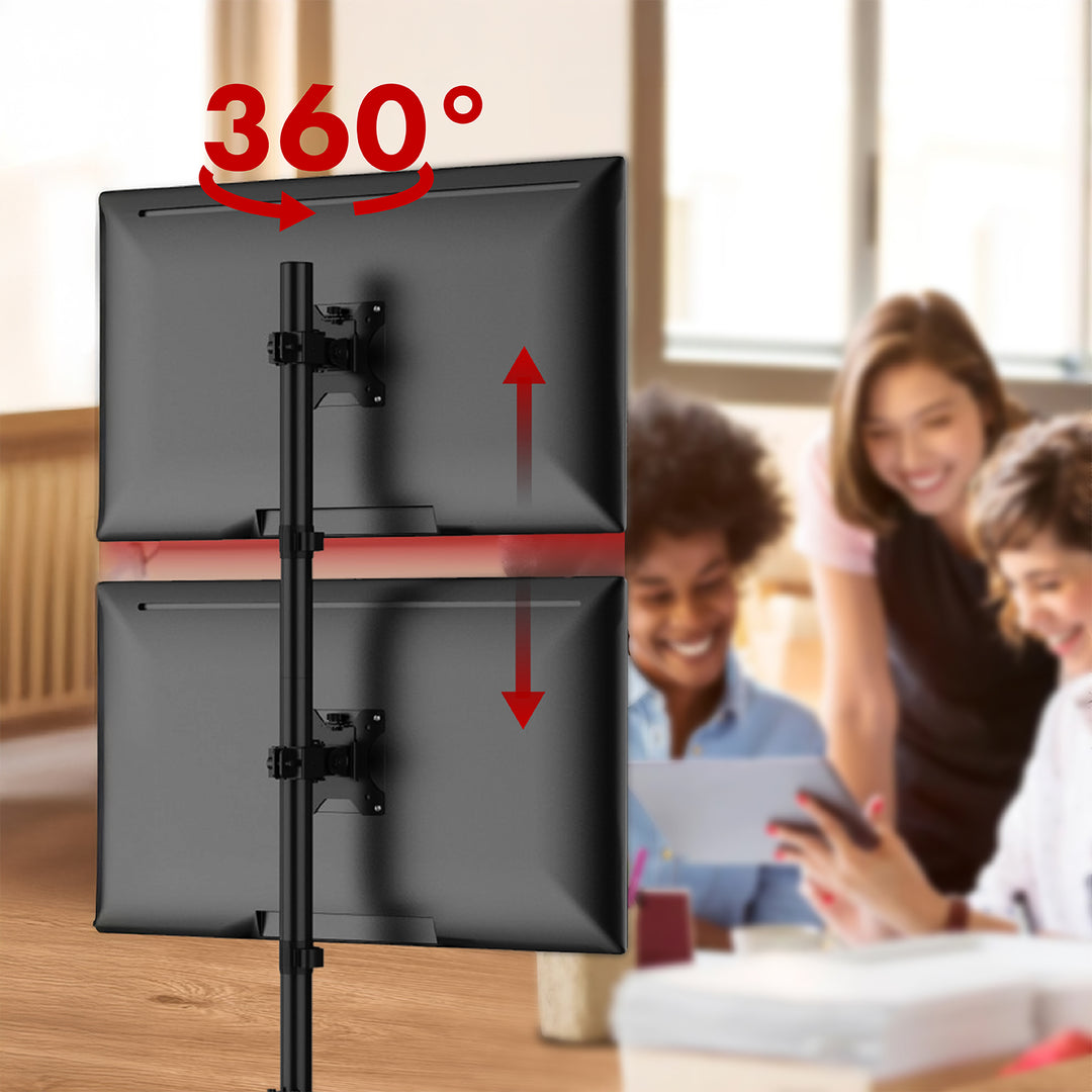 Suport pentru monitor Maclean, VESA maxim 100x100, 13-27", 9 kg, MC-966