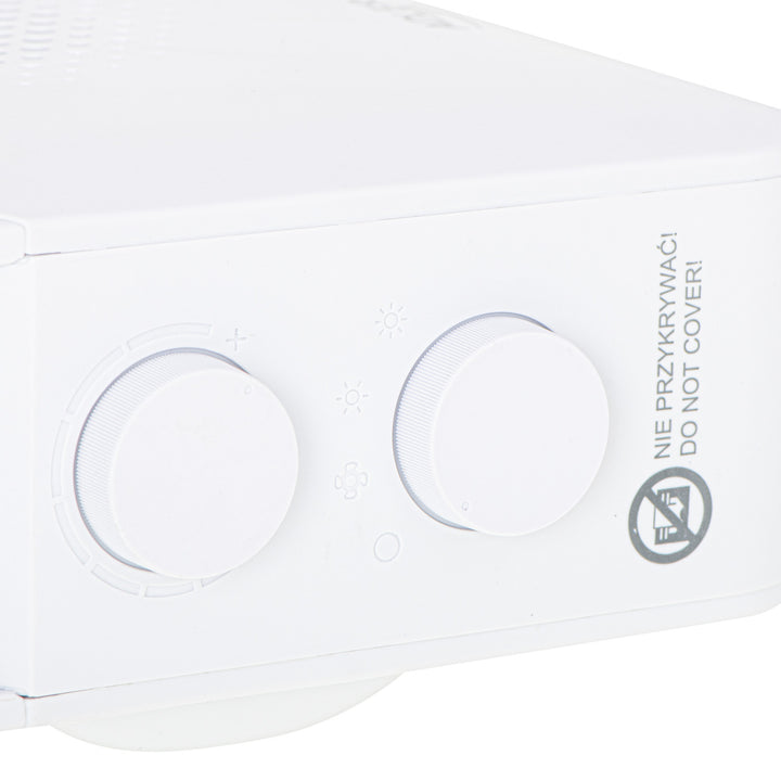 Încălzitor cu ventilator Adler, scop dublu, suflu rece, 2000W, alb, AD 7725