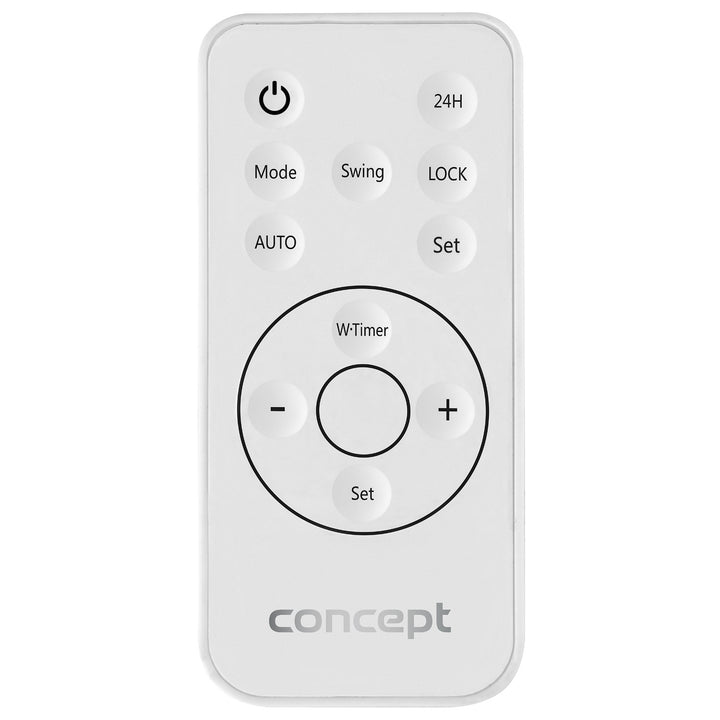 Încălzitor ceramic Concept, montat pe perete, afișaj LED, temporizator, gri, QH4100