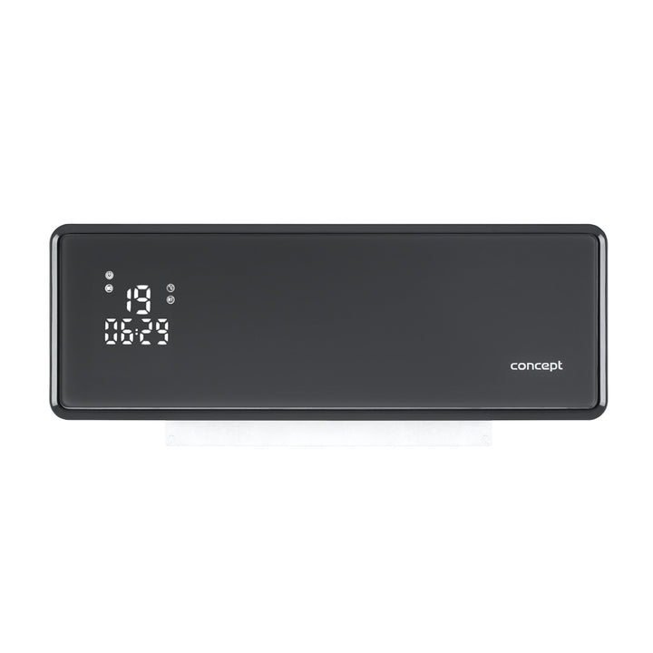 Încălzitor ceramic Concept, montat pe perete, afișaj LED, temporizator, gri, QH4100