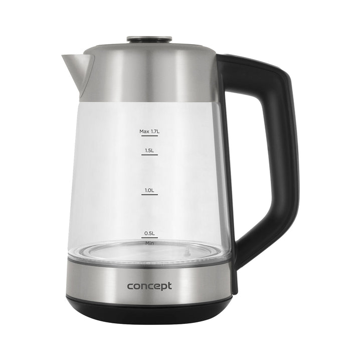 Ceainic electric Concept de sticlă de 1,7 l cu control al temperaturii și filtru de apă RK4190