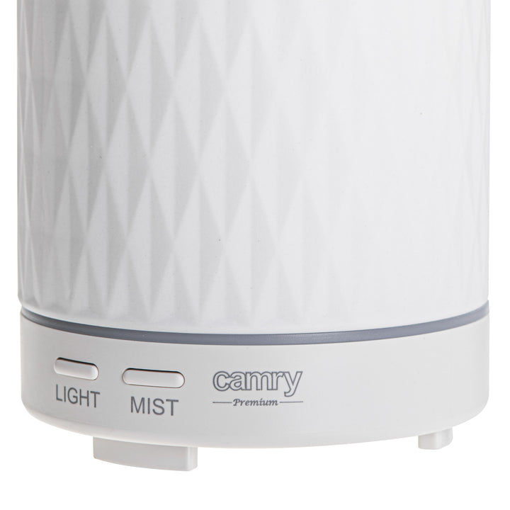 Camry CR 7970 Difuzor de aromă ceramic cu ultrasunete, 100 ml, lumină ambientală