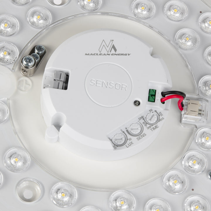 Lampă LED pentru tavan Maclean, senzor cu microunde 5.8GHz, 4000K, 12W