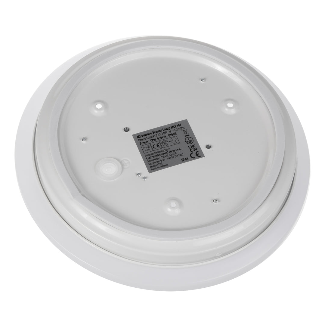 Lampă LED pentru tavan Maclean, senzor cu microunde 5.8GHz, 4000K, 12W
