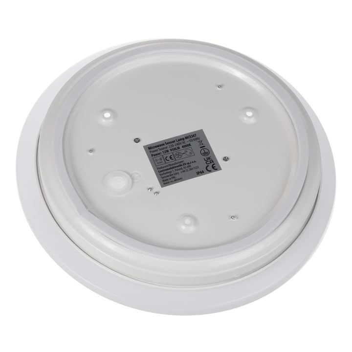 Lampă LED pentru tavan Maclean, senzor cu microunde 5.8GHz, 4000K, 12W