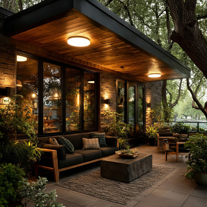 Lampă LED pentru tavan Maclean, senzor cu microunde 5.8GHz, 4000K, 12W