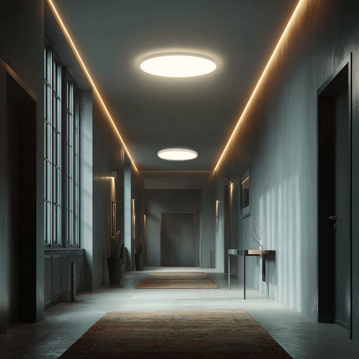 Lampă LED pentru tavan Maclean, senzor cu microunde 5.8GHz, 4000K, 12W