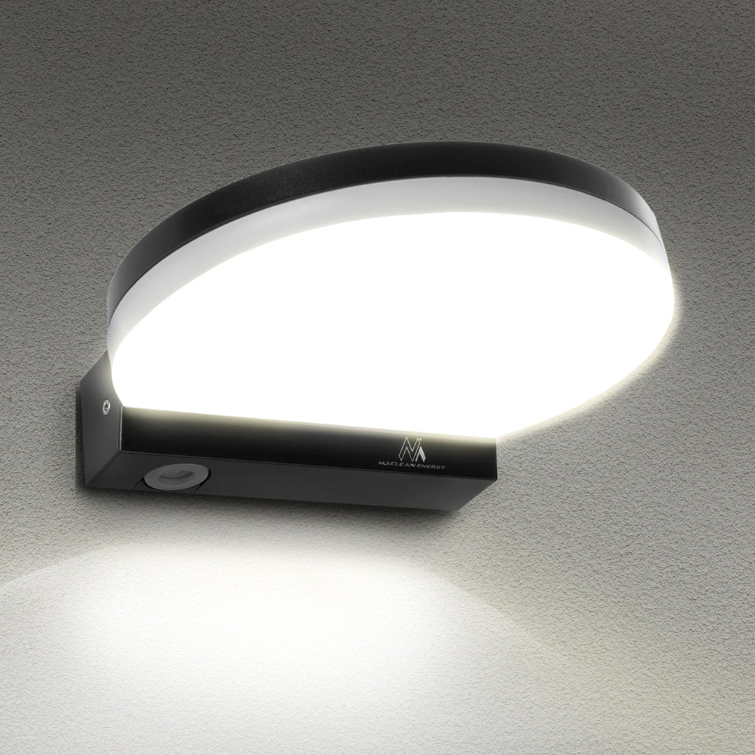 Lampă cu LED Maclean, negru, 15W, IP65, 1300lm, alb neutru (4000K)