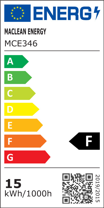Lampă cu LED Maclean, negru, 15W, IP65, 1300lm, alb neutru (4000K)