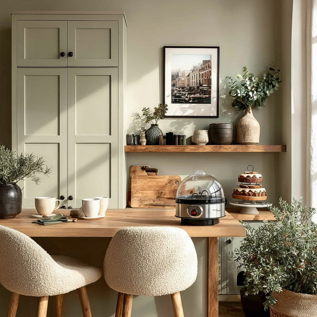 Aparat automat de gătit ouă GreenBlue, putere 400 W, până la 7 ouă, pahar de măsurare, 220-240V~, 50 Hz, GB572