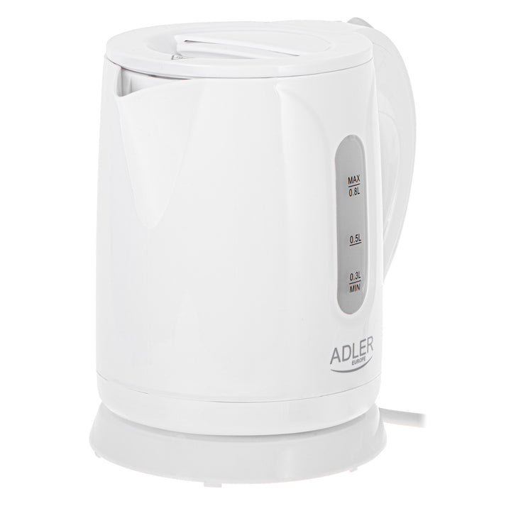Ceainic electric fără fir Adler, capacitate 0,8 l, putere 850 W, AD1371