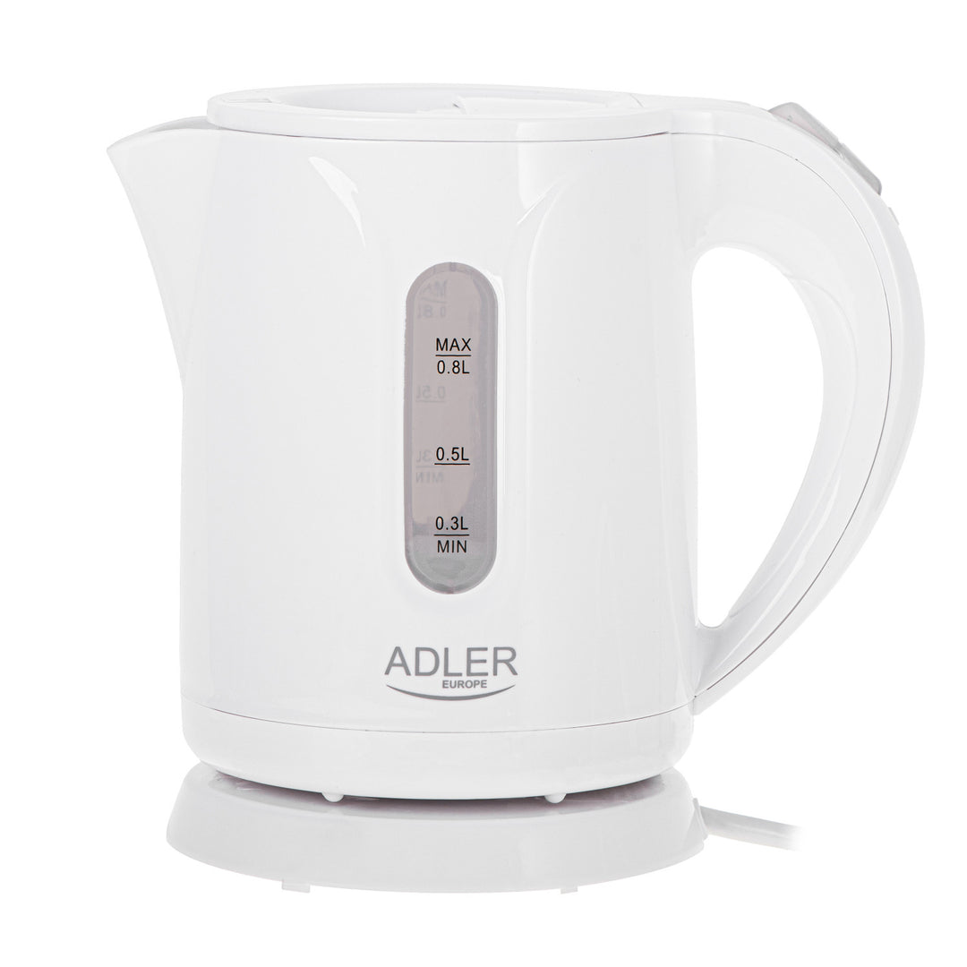 Ceainic electric fără fir Adler, capacitate 0,8 l, putere 850 W, AD1371