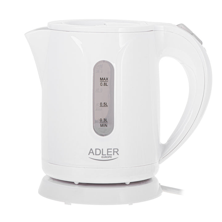 Ceainic electric fără fir Adler, capacitate 0,8 l, putere 850 W, AD1371