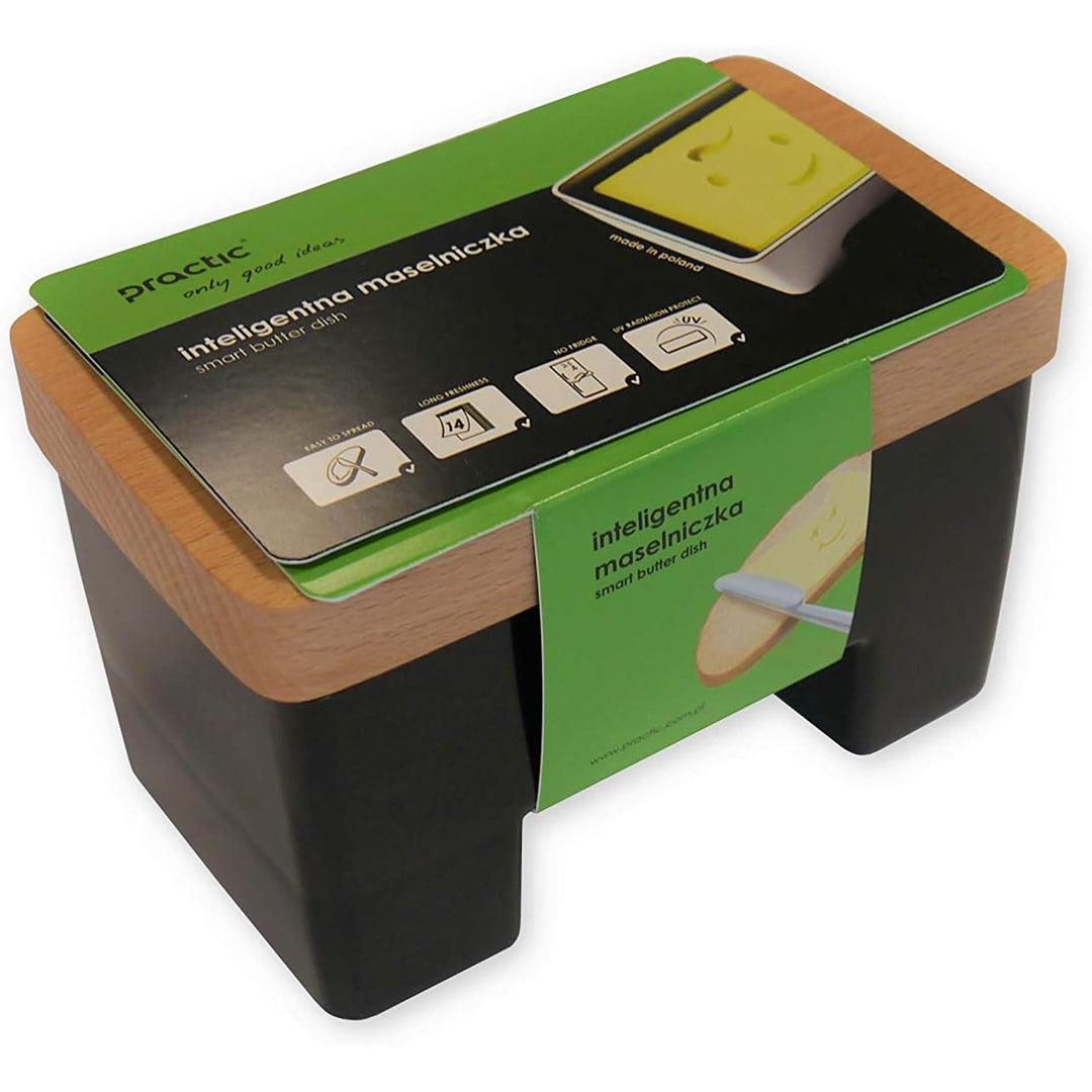 Practic smart buttercreamer, pentru apă, fără BPA, negru