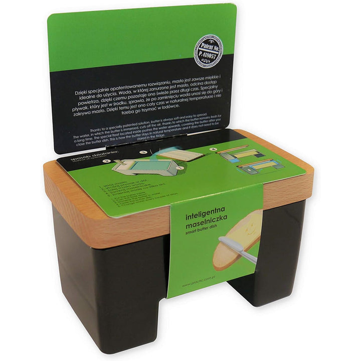 Practic smart buttercreamer, pentru apă, fără BPA, negru
