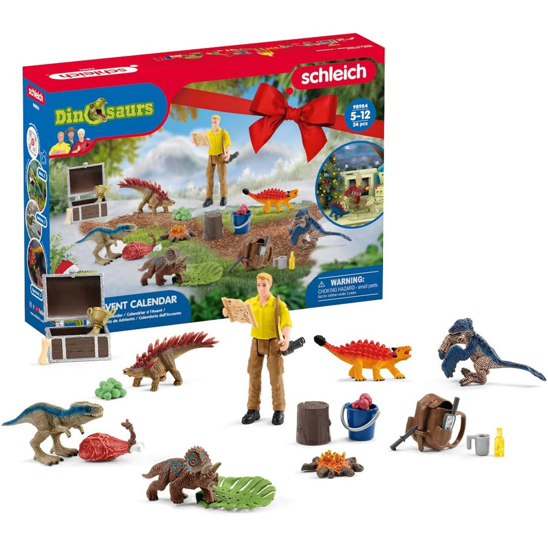 Calendar Advent 2024 Schleich Dinosaurs SLH98984, multicolor