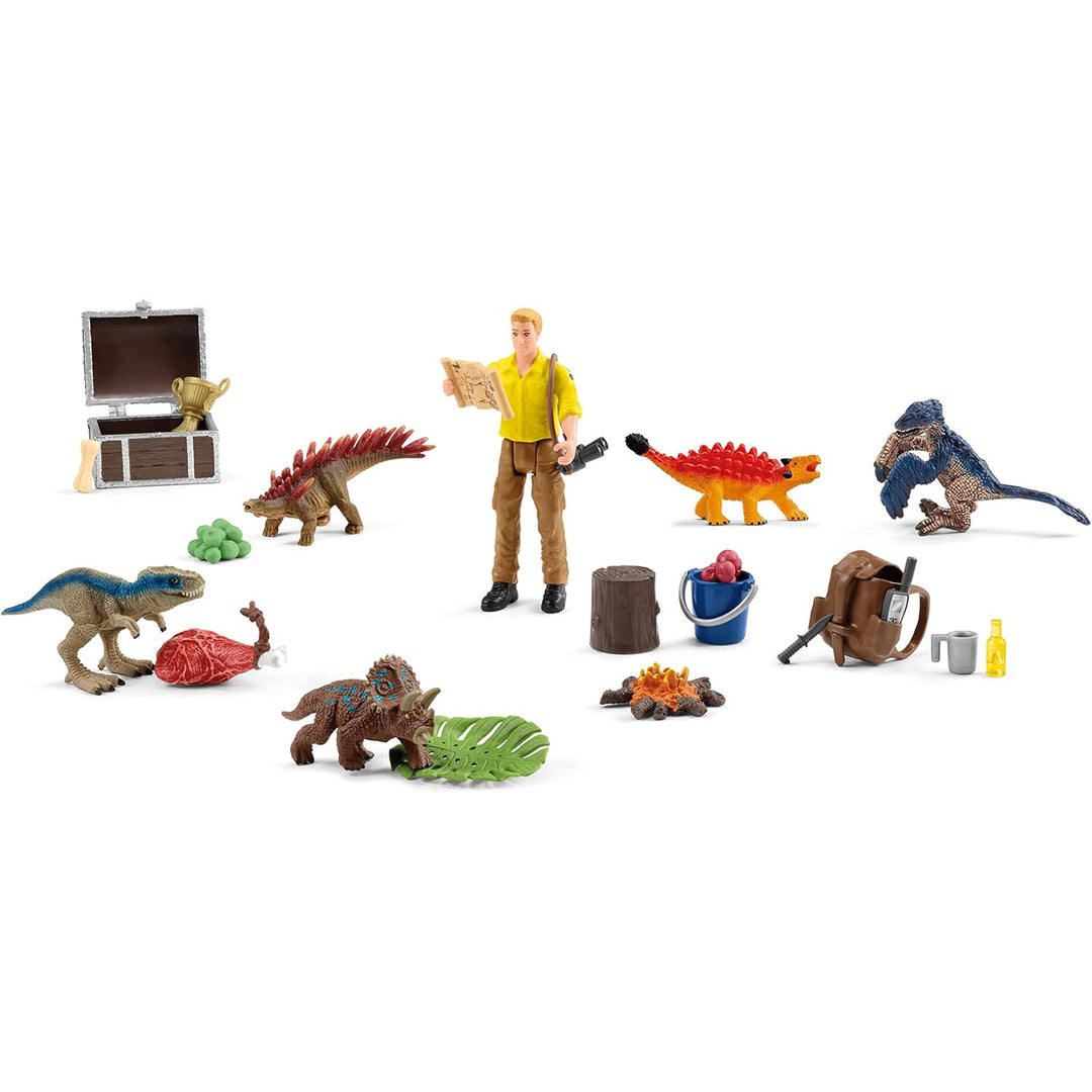 Calendar Advent 2024 Schleich Dinosaurs SLH98984, multicolor