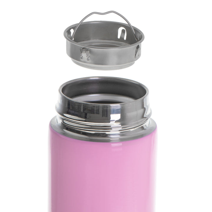 Termos Adler, ecran tactil LED, capacitate 473 ml, roz, AD 4506