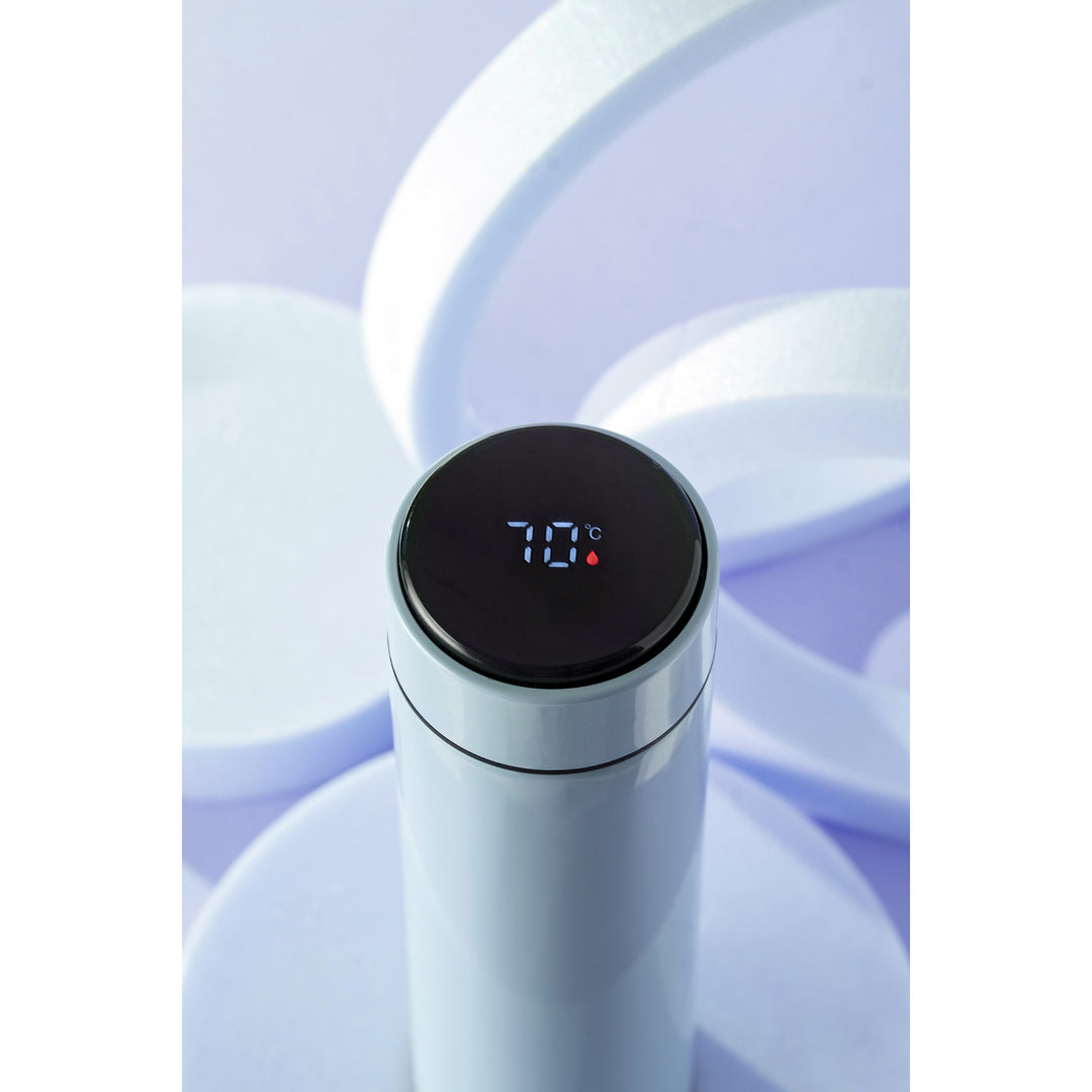 Termos Adler, ecran tactil LED, capacitate 473 ml, albastru, AD 4506