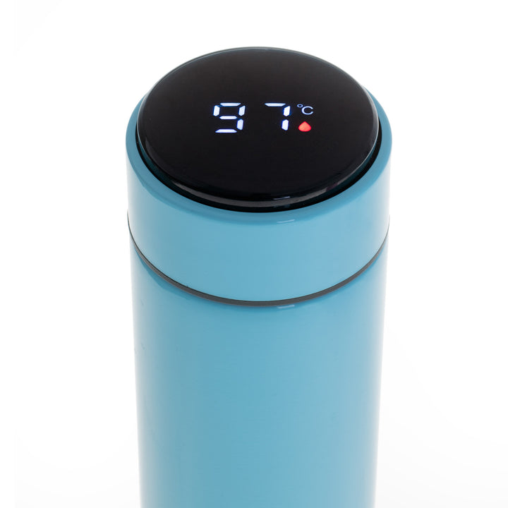 Termos Adler, ecran tactil LED, capacitate 473 ml, albastru, AD 4506