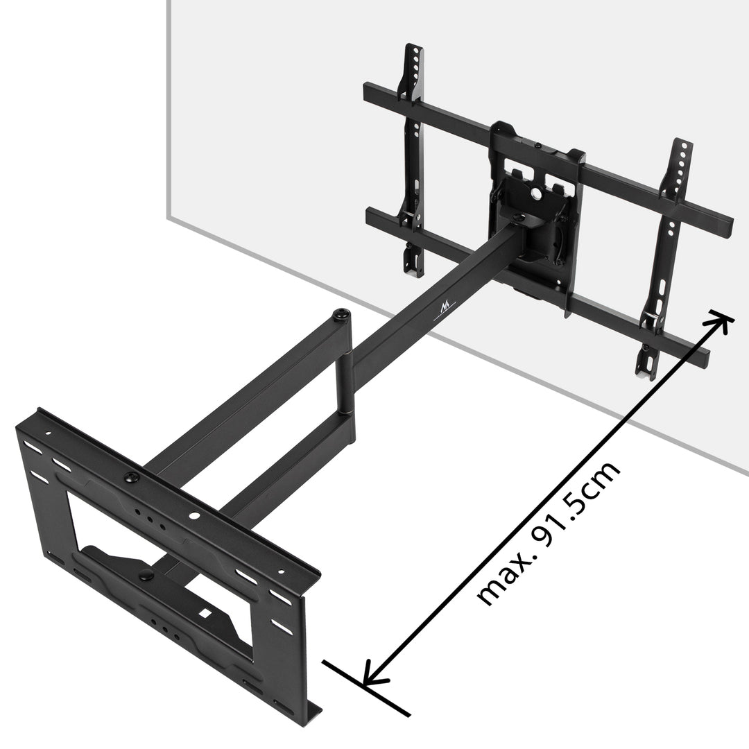 Suport TV Maclean, max VESA 600x400, 37-70", 45kg, braț lung 915mm, MC-985