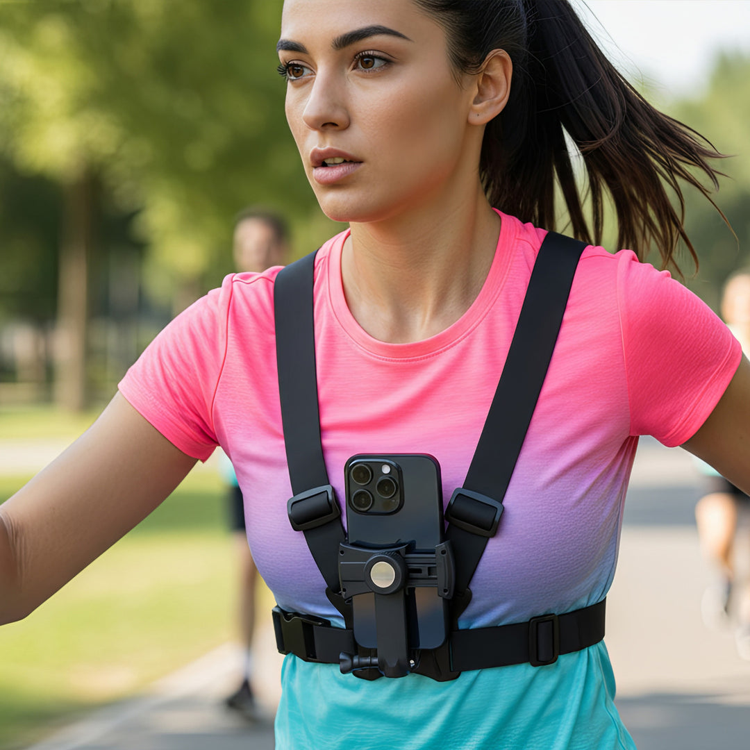 Ham pentru telefon Maclean Sports, universal cameră foto, GoPro, suport pivotant, MC-294