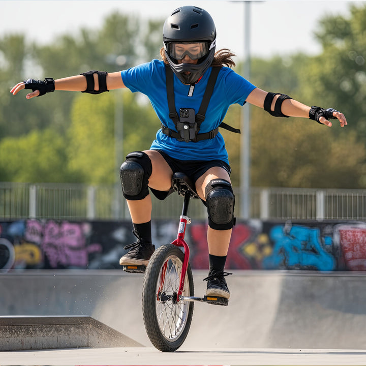 Ham pentru telefon Maclean Sports, universal cameră foto, GoPro, suport pivotant, MC-294