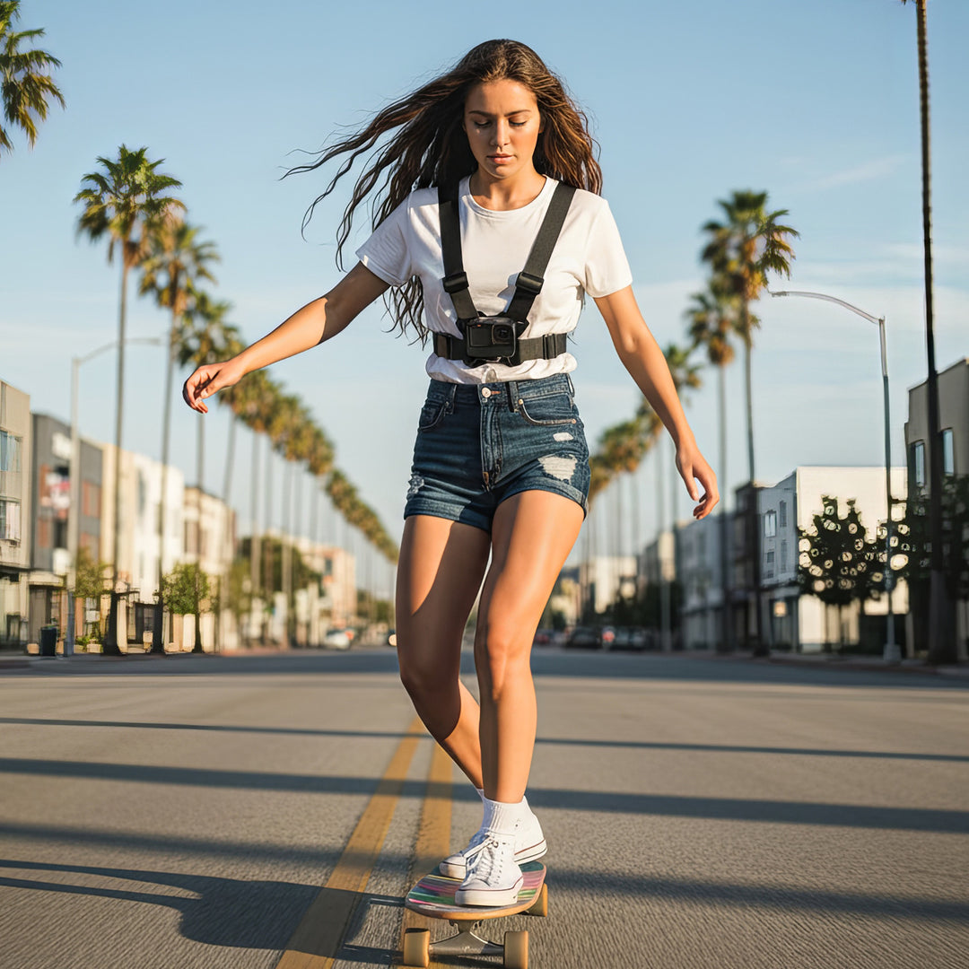 Ham pentru telefon Maclean Sports, universal cameră foto, GoPro, suport pivotant, MC-294