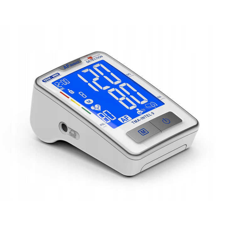 Tensiometru Tech-Med, detectarea fibrilației atriale, afișaj LCD, TMA-INTEL 9