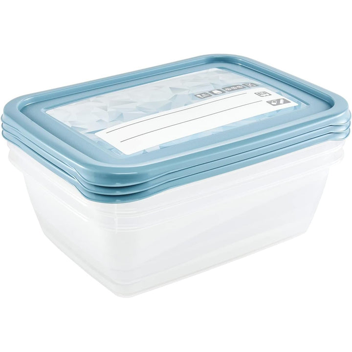 Set de 3 recipiente de 1250 ml Mia Magic Ice pentru alimente Keeeper