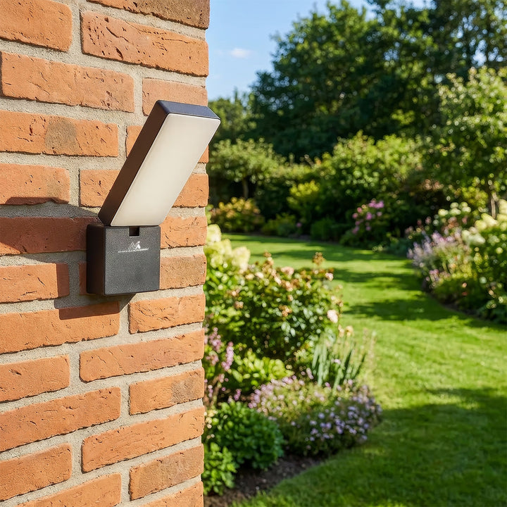 Lampa LED pentru exterior Maclean LED, 10W, 700lm, IP65, alb neutru 4000K, gri