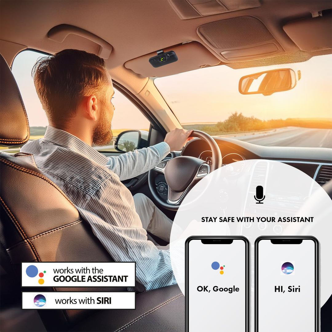 Set hands-free Bluetooth 5.0 Audiocore AC475, acceptă Google și Siri