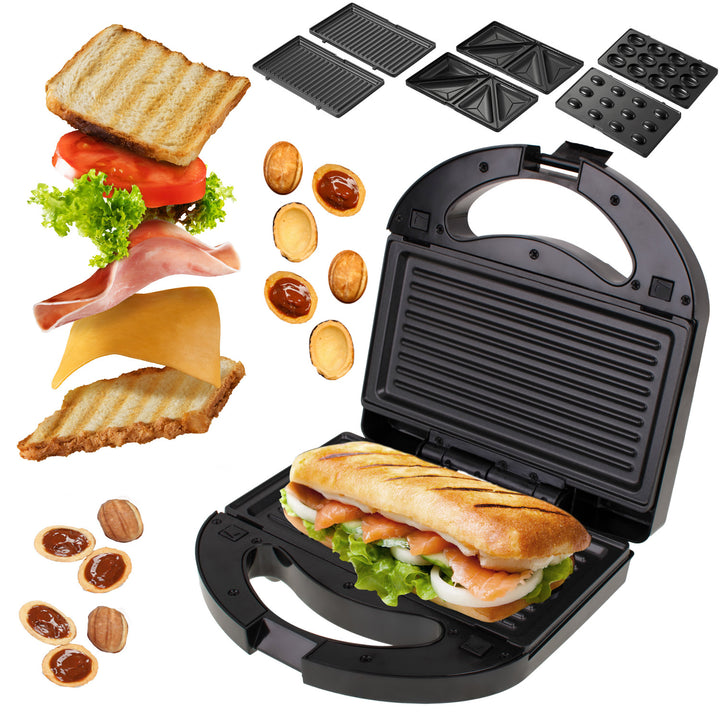 Toaster multifuncțional Camry, prăjitor de pâine, grătar, prăjitor de nuci, 1000W,