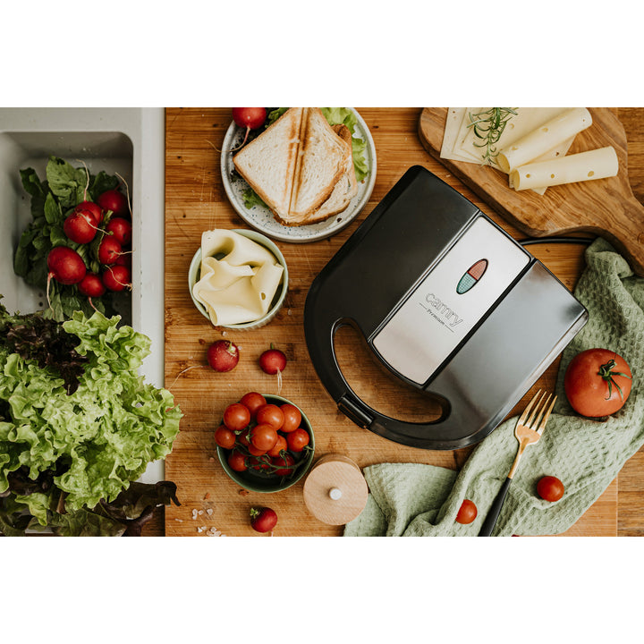 Toaster multifuncțional Camry, prăjitor de pâine, grătar, prăjitor de nuci, 1000W,