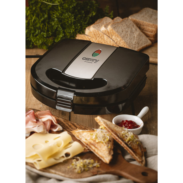 Toaster multifuncțional Camry, prăjitor de pâine, grătar, prăjitor de nuci, 1000W,