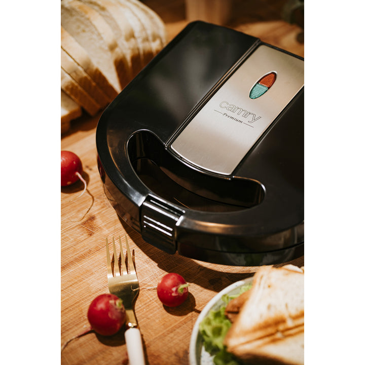 Toaster multifuncțional Camry, prăjitor de pâine, grătar, prăjitor de nuci, 1000W,