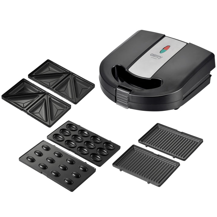 Toaster multifuncțional Camry, prăjitor de pâine, grătar, prăjitor de nuci, 1000W,