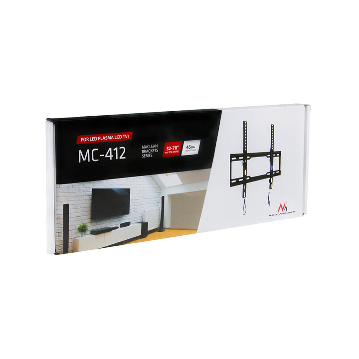 Suport TV de perete Maclean, max VESA 400x400, 32-80", 45kg, MC-412