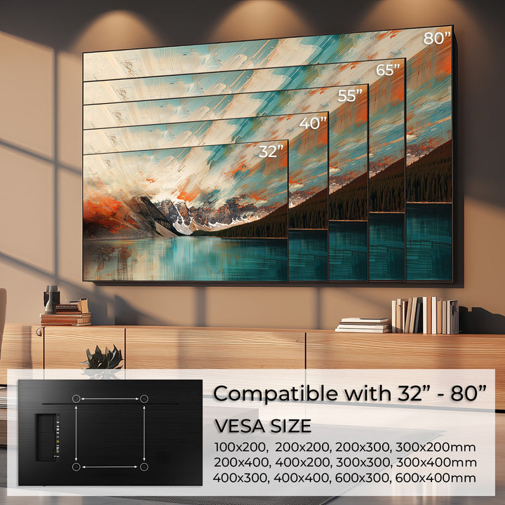 Suport TV de perete Maclean, max VESA 600x400, 32-80", 45kg, MC-413