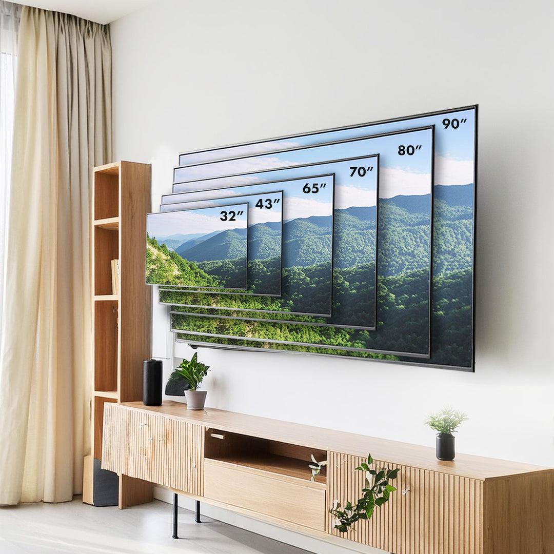 Suport TV de perete Maclean, max VESA 600x400, 32-90", 80kg, reglare înclinare +15°~-15°, MC-421