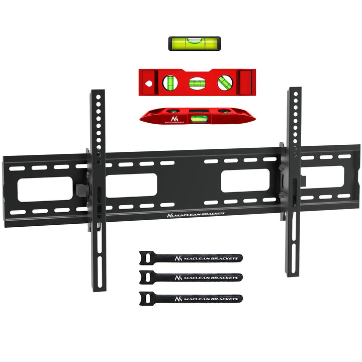 Suport TV de perete Maclean, max VESA 800x400, 43-100", 120kg, ajustare înclinare +15°~-15°, MC-422