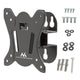 Suport TV de perete Maclean, max. VESA 100x100, 13-32", 30kg, negru, MC-415