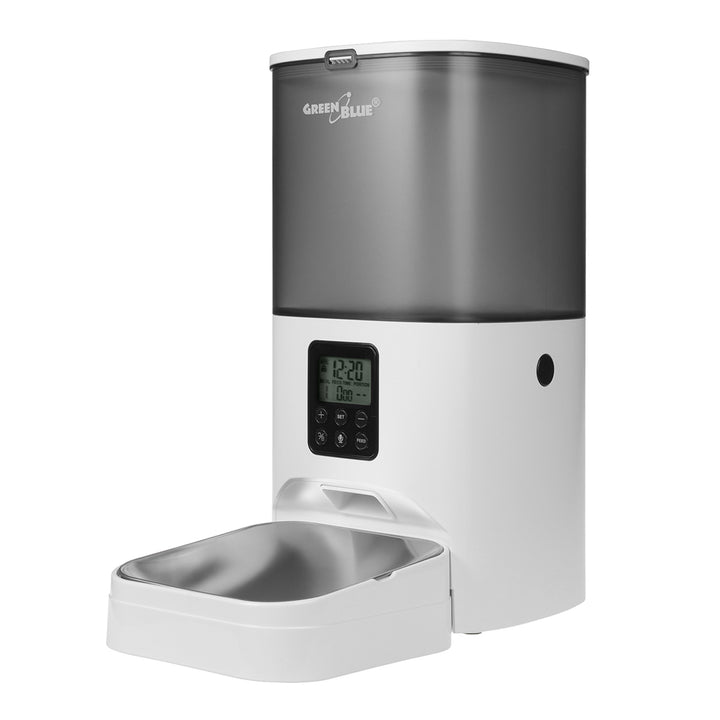 Distribuitor automat de hrană pentru animale GreenBlue, 6L, USB 5V1A, GB393