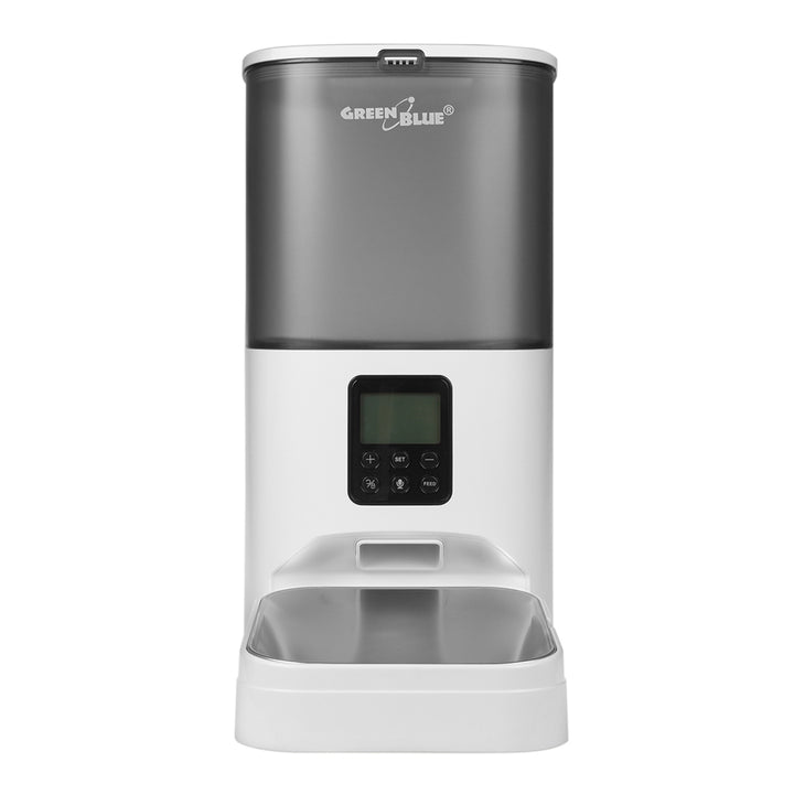 Distribuitor automat de hrană pentru animale GreenBlue, 6L, USB 5V1A, GB393
