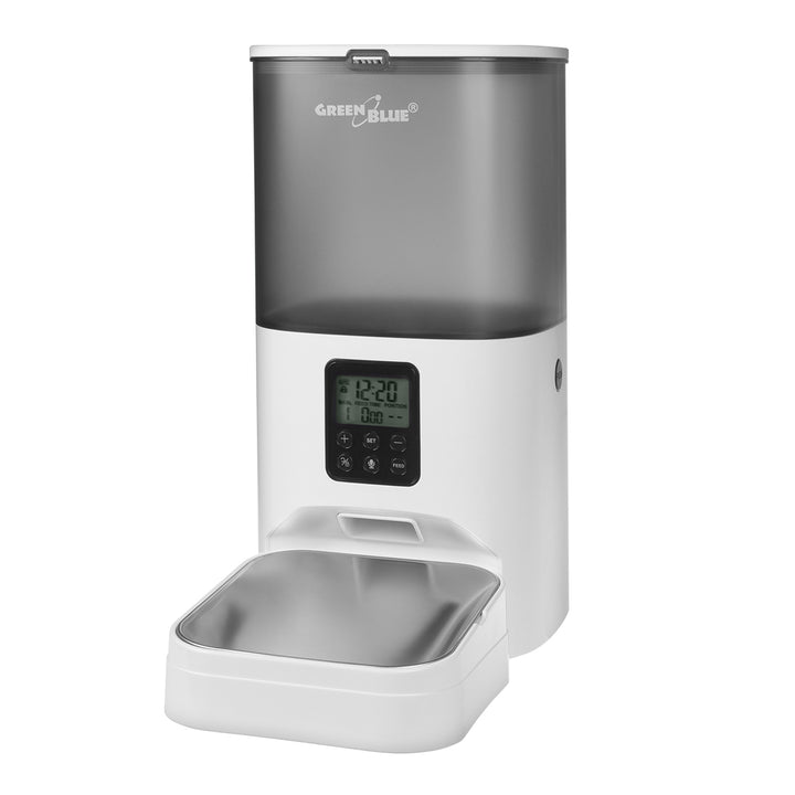 Distribuitor automat de hrană pentru animale GreenBlue, 6L, USB 5V1A, GB393