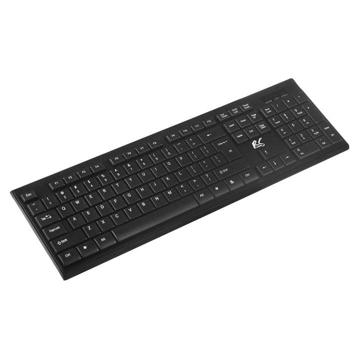 Set tastatura cu mouse wireless NanoRS Combo RS580, negru