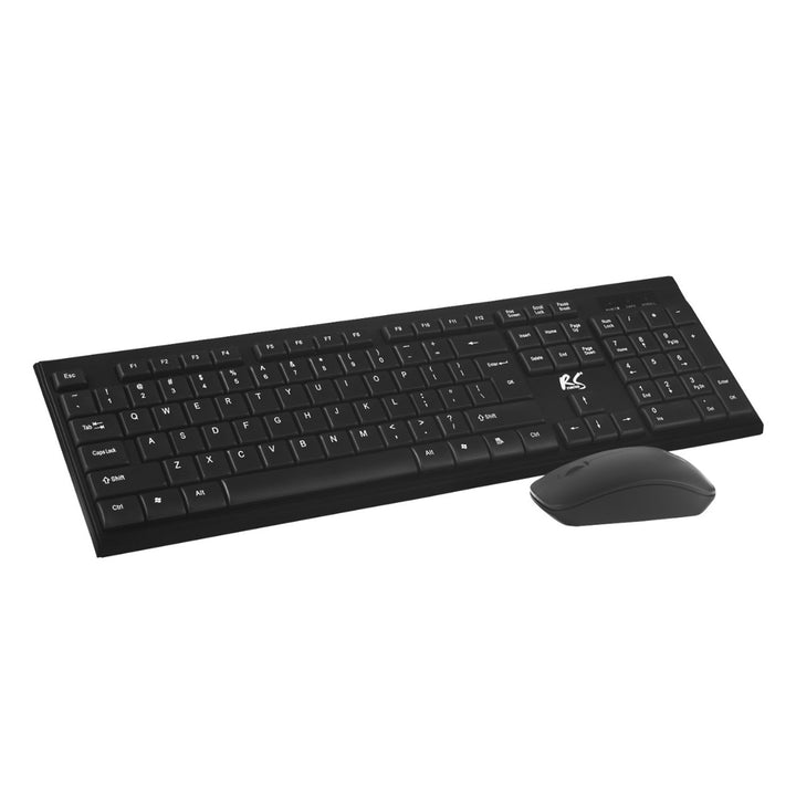 Set tastatura cu mouse wireless NanoRS Combo RS580, negru