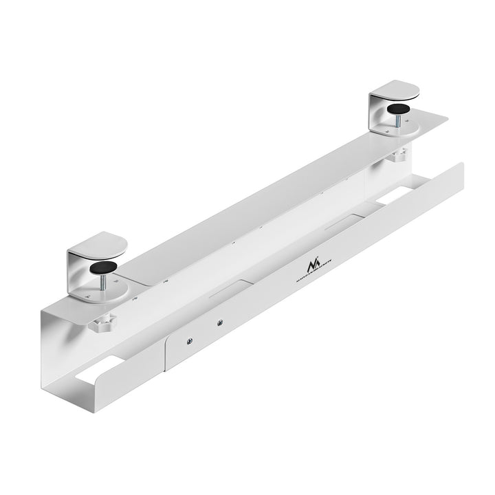 Organizator de birou pentru cabluri Maclean MC-333, 5 kg, alb