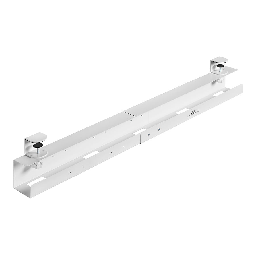 Organizator de birou pentru cabluri Maclean MC-333, 5 kg, alb